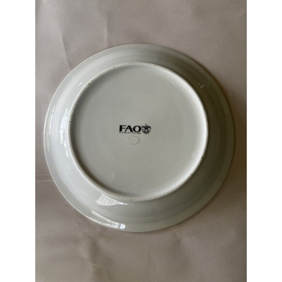 FAO Schwarz Toy Box Porcelain Baby Dish Set 3 Pieces Cup Bowl Plate - Picture 4 of 10